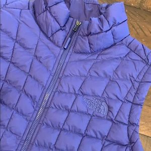 North Face Thermoball purple vest